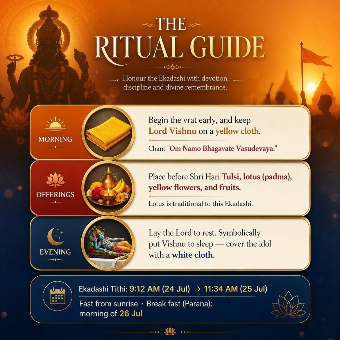 Ekadashi Ritual Guide